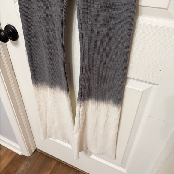Boys Lie Silver Lining Thermal fold over legging Pants ★ Gray Dip Dye large - Picture 4 of 7